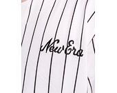 Baseballový dres New Era Pinstripe Jersey Off White / Brown