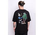 Triko New Era MLB City Oversized Tee Los Angeles Dodgers Black / White
