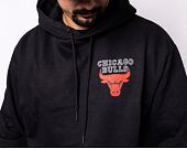 Mikina New Era NBA Half Logo Oversized Hoody Chicago Bulls Black/Red