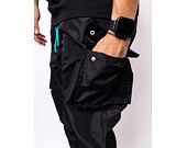 Tepláky New Era Cargo Track Pants Black/Yellow