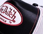 Kšiltovka Von Dutch Cary Trucker Satin Black/White