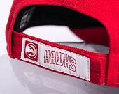 Kšiltovka New Era 9FORTY NBA The League Atlanta Hawks Team Color Velcro Strapback Red