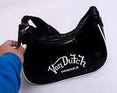 Malá kabelka Von Dutch Amy Baguette Imi Patent Black