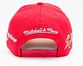 Kšiltovka Mitchell & Ness Champ Wrap Pro Snapback Hwc Houston Rockets Red