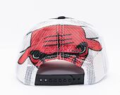 Kšiltovka Mitchell & Ness Off The Backboard Trucker Chicago Bulls Black / White