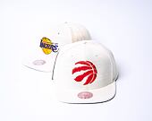 Kšiltovka Mitchell & Ness Cut Away Snapback Nba Toronto Raptors Off White
