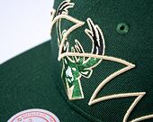 Kšiltovka Mitchell & Ness Shark Bite Snapback Nba Milwaukee Bucks Green