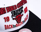 Kšiltovka Mitchell & Ness Back To 93 Snapback Hwc Chicago Bulls White / Black