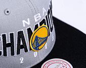 Kšiltovka Mitchell & Ness Nba Champs Snapback Hwc Golden State Warriors Grey / Black