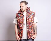 Vesta Karl Kani OG Corduroy Flower Puffer Vest Multicolor