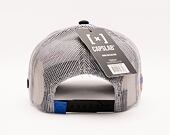Kšiltovka Capslab NASA A-Frame Trucker CL/NASA/1/NAS3 Royal Blue / Grey / Black