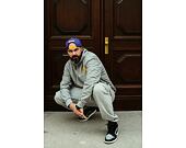 Mikina New Era NBA Half Logo Oversized Hoody Los Angeles Lakers Heather Grey