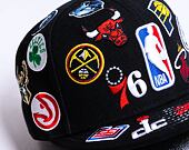 Kšiltovka New Era 59FIFTY NBA All Over Patch 5 NBA Black