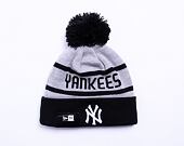 Kulich New Era MLB Jake Cuff Beanie New York Yankees Heather Grey / Team Color