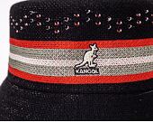 Klobouk Kangol Slick Stripe Bin Black