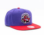Kšiltovka Mitchell & Ness PATCH OVERLOAD SNAPBACK HWC TORONTO RAPTORS Purple / Red
