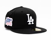 Kšiltovka New Era 59FIFTY MLB Side Patch Los Angeles Dodgers Black / Team Color