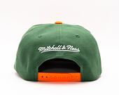 Kšiltovka Mitchell & Ness LOGO BILL SNAPBACK University Of Miami Green