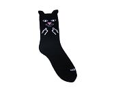 Ponožky Rip & Dip Jerm Face Mid Socks Black