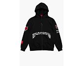 Mikina Wasted Paris Hoodie Zip 10 years - Black
