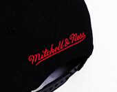 Kšiltovka Mitchell & Ness BRED SNAPBACK Miami Heat Black
