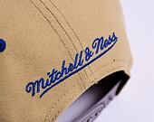 Kšiltovka Mitchell & Ness CLASSIC CANVAS SNAPBACK Golden State Warriors Tan