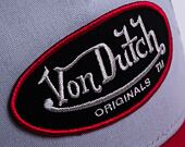 Kšiltovka Von Dutch Boston Trucker Cotton Twill Grey/Black