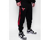 Tepláky New Era NBA Panel Joggerss Chicago Bulls Black/Red