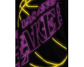 Triko New Era NBA Oversized Back Print Neon Tee Los Angeles Lakers Black/Purple