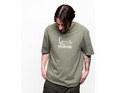 Triko Karl Kani Jeans Signature Washed Destroyed Tee military green