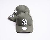 Dámská kšiltovka New Era 9FORTY Womens MLB League Essential New York Yankees - Olive / White