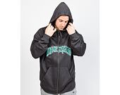Mikina Wasted Paris Hoodie Zip Chill Kingdom - Smoked Black