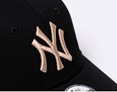 Dětská kšiltovka New Era 9FORTY Kids MLB League Essential New York Yankees Black / Oat Milk Beige