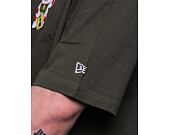 Triko New Era Character Oversized Tee New Olive / Optic White