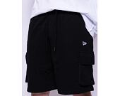 Kraťasy New Era Essentials Cargo Shorts Black / Optic White