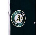 Bunda New Era Heritage Varsity Jacket Oakland Athletics Dark Green / Off White