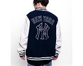 Bunda New Era Heritage Varsity Jacket New York Yankees Oceanside Blue / Off White