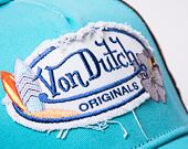 Kšiltovka Von Dutch Trucker Skara Teal/Brown