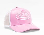 Kšiltovka Von Dutch Trucker Ody Imi Patent Pink/White