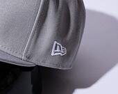 Kšiltovka New Era 59FIFTY MLB Basic Los Angeles Dodgers - Graphite / White