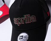 Kšiltovka New Era 9FORTY A-Frame Trucker Essential Aprilia Black
