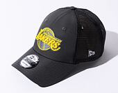 Kšiltovka New Era 9FORTY Trucker NBA Home Field Los Angeles Lakers Graphite