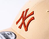 Dětská kšiltovka New Era 9FORTY Kids MLB League Essential New York Yankees Oat Milk / Redwood