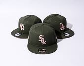Kšiltovka New Era 9FIFTY MLB Side Patch Chicago White Sox New Olive / Dirty Rose