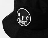 Klobouk Ari Ink  Crown Badge v.2 Flexfit Cotton Twill Bucket Hat Black