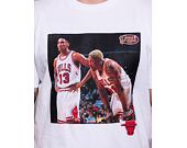 Triko Mitchell & Ness NBA Player Photo Tee Chicago Bulls White