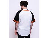 Dres Mitchell & Ness Practice Day Button Front Jersey ANAHEIM DUCKS White
