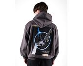 Mikina Karl Kani Woven Signature Kaniverse OS Hoodie Anthracite