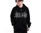 Mikina Wasted Paris Hoodie Zip Iron Bliss Black
