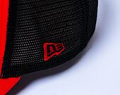 Kšiltovka New Era 9FORTY A-Frame Trucker NBA Team Camo Infill Chicago Bulls Red